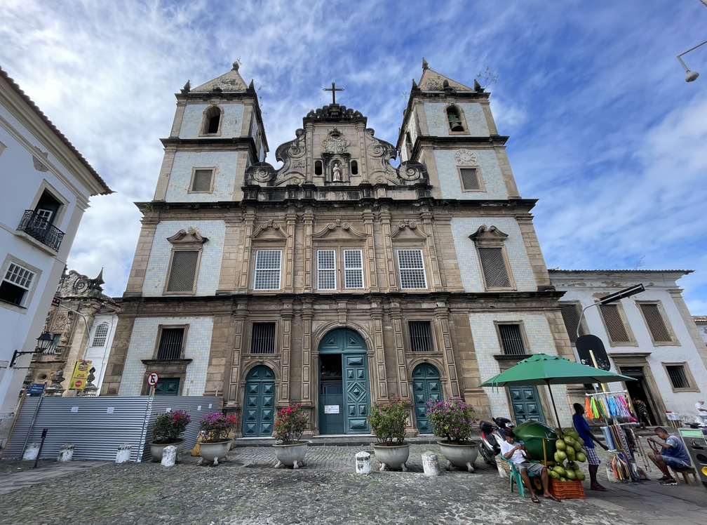 Igreja de São Francisco, no Centro Histórico de Salvador  — Foto: Itana Alencar/g1