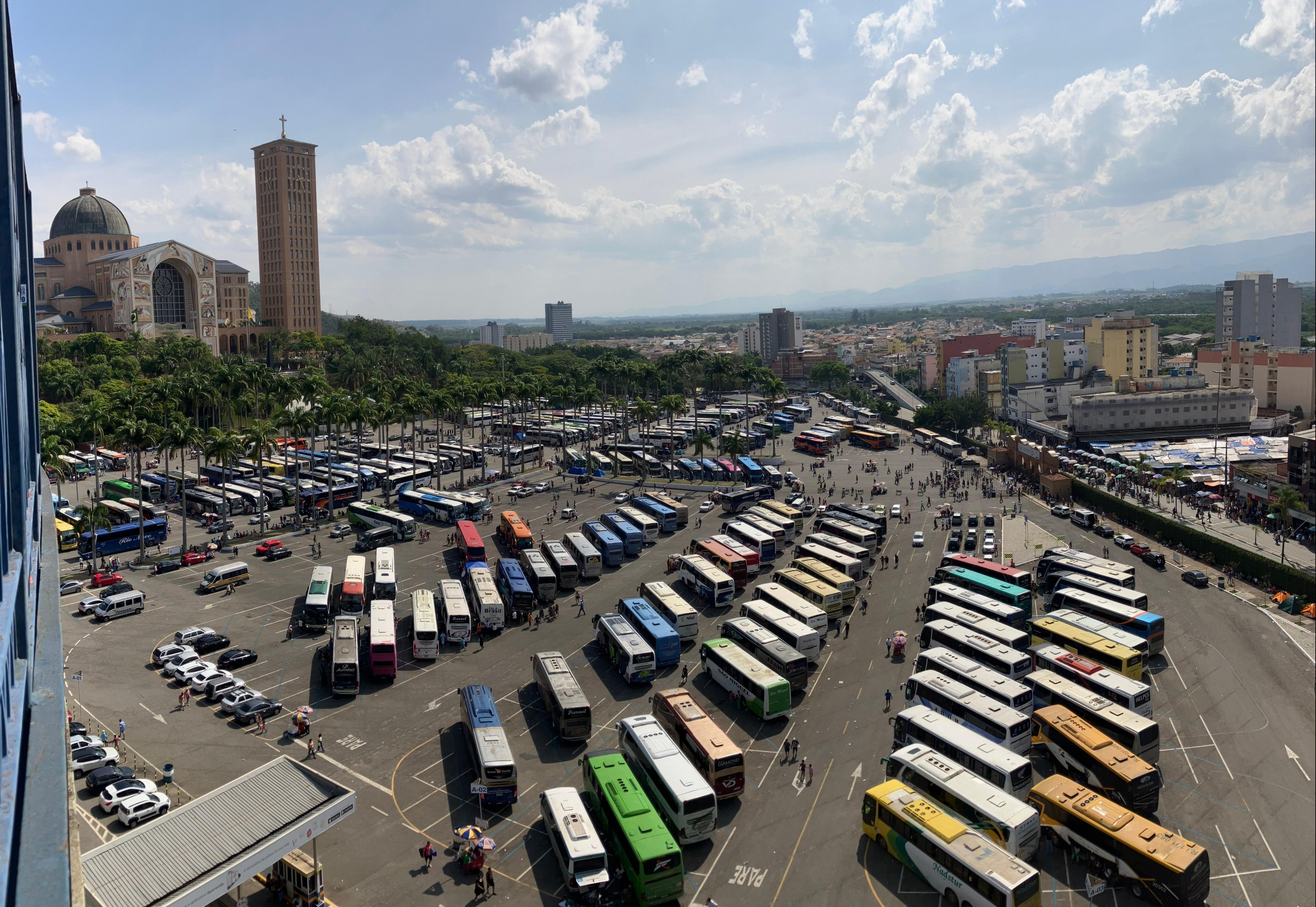 Santuário Nacional de Aparecida altera forma de pagamento de estacionamento; saiba como será