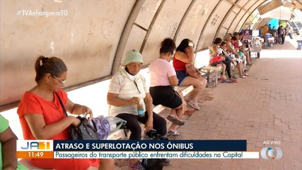 Palmenses enfrentam superlotação e atraso no transporte público