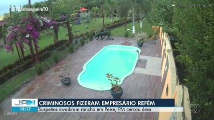 Empresário é feito refém por criminosos em rancho na cidade de Peixe