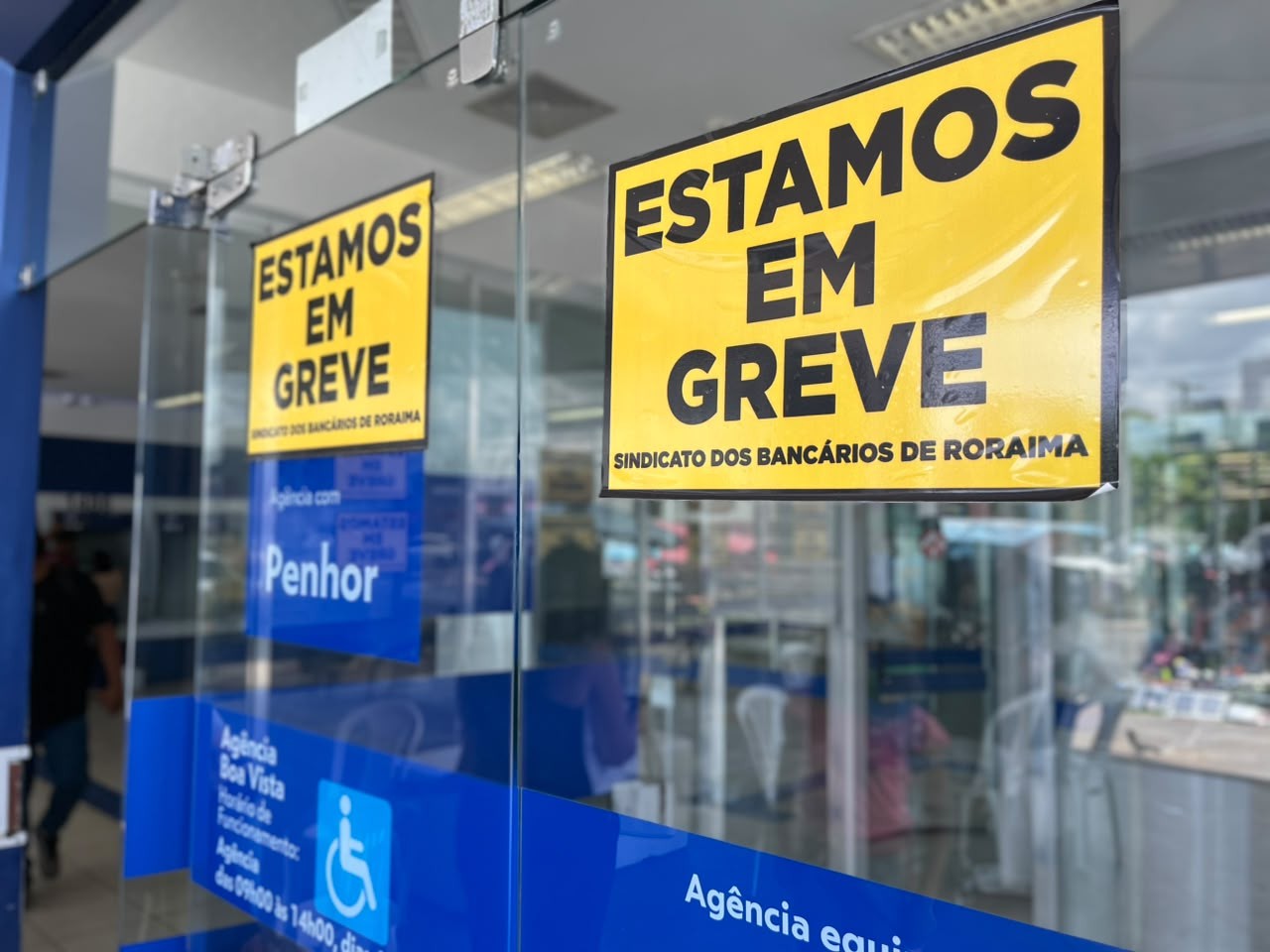 Bancários da Caixa entram em greve e Banco do Brasil e Basa têm paralisação parcial em Roraima
