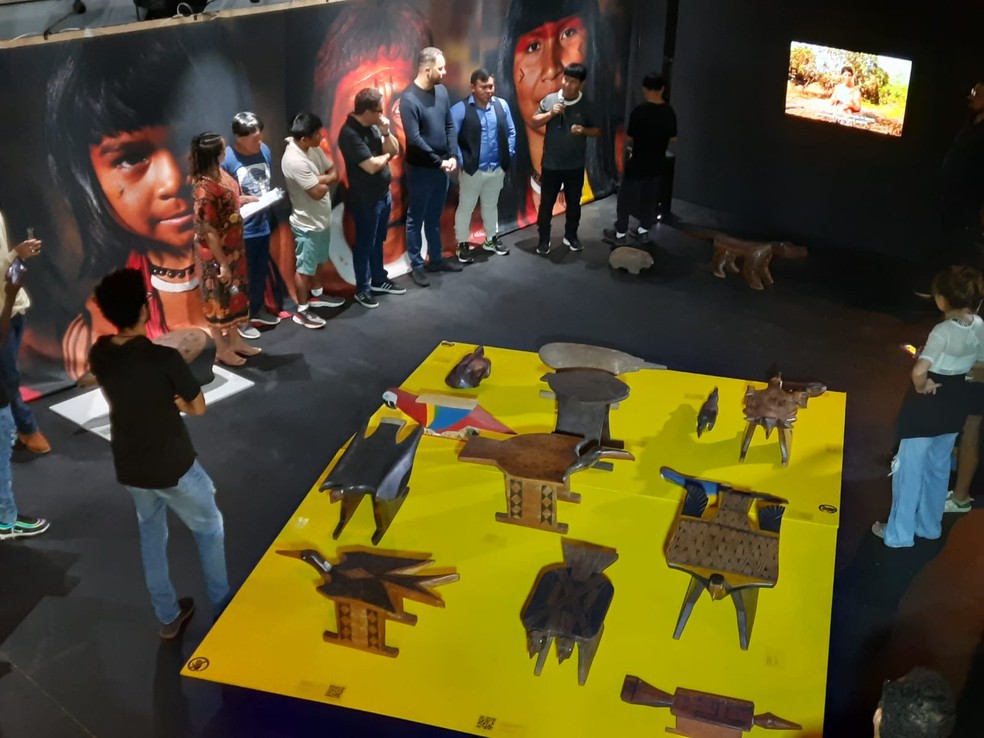 Exposi&ccedil;&otilde;es culturais levaram acesso a diversas artes para a popula&ccedil;&atilde;o &mdash; Foto: Gabriel Caldas