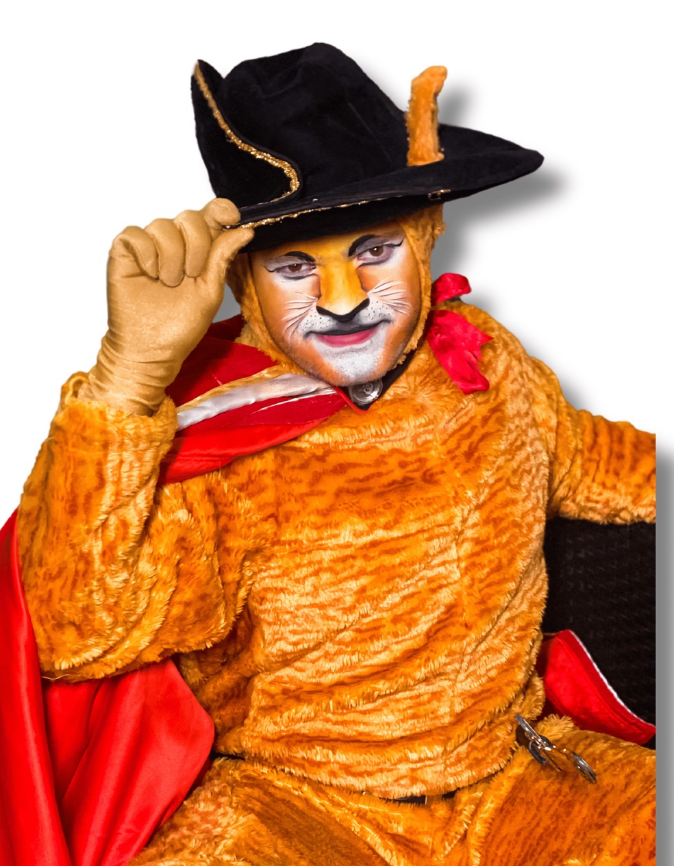 Cia Néia e Nando apresenta o espetáculo "O Gato de Botas" no Teatro Brasília Shopping — Foto: Divulgação