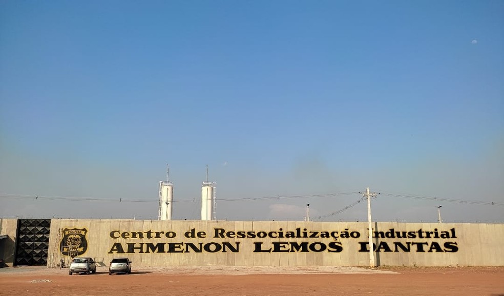 Um dos alvos da operao est preso no Centro de Ressocializao Industrial Ahmenon Lemos Dantas, em Vrzea Grande (MT)  Foto: Sesp-MT