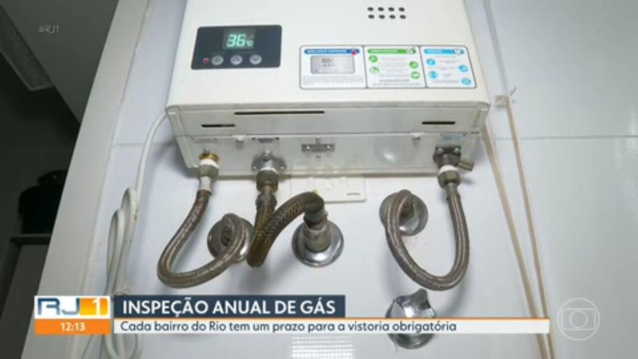 Vistoria periódica de gás: veja prazos para cada bairro no Rio