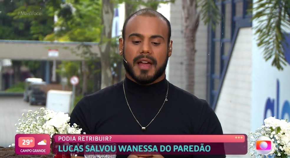 Marcus Vinicius fala sobre participação no "BBB24" no "Mais Você" — Foto: Reprodução/Globo