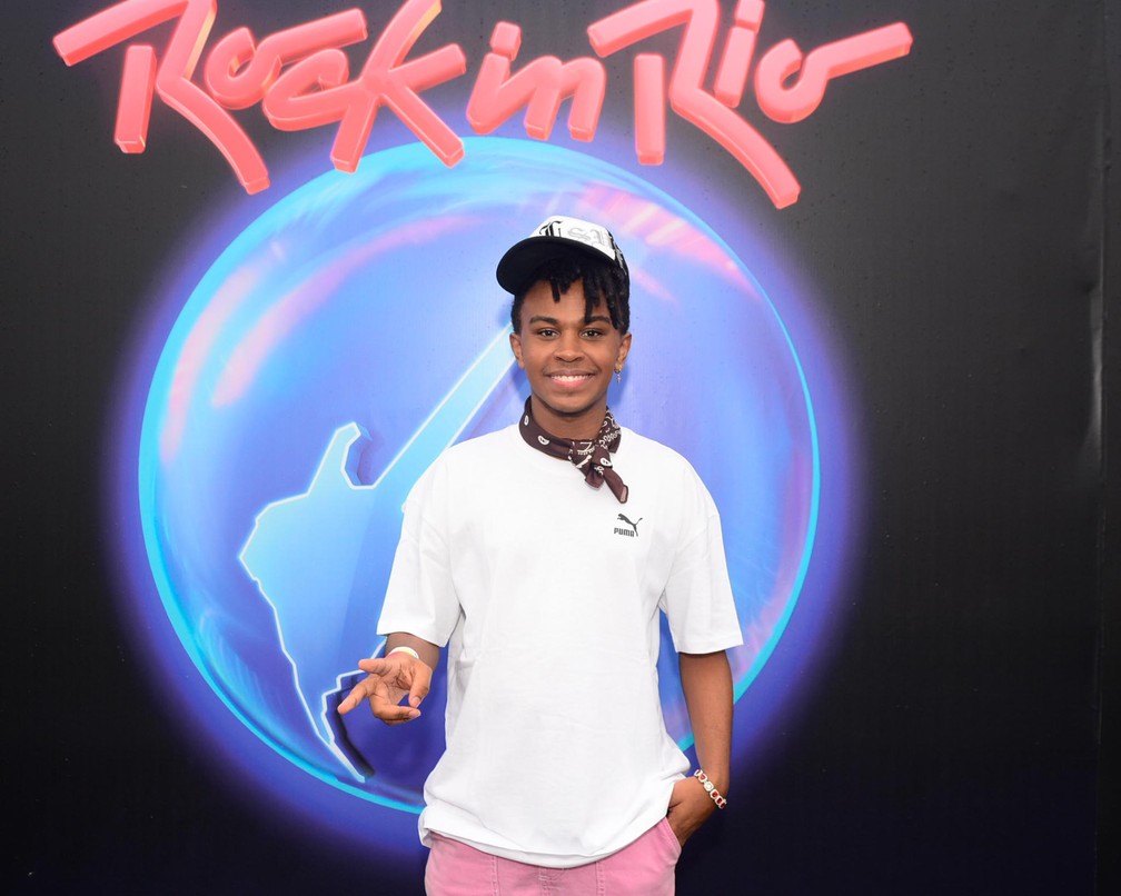 Jean Paulo Campos no 3º dia do Rock in Rio 2022 — Foto: Webert Belicio/Agnews