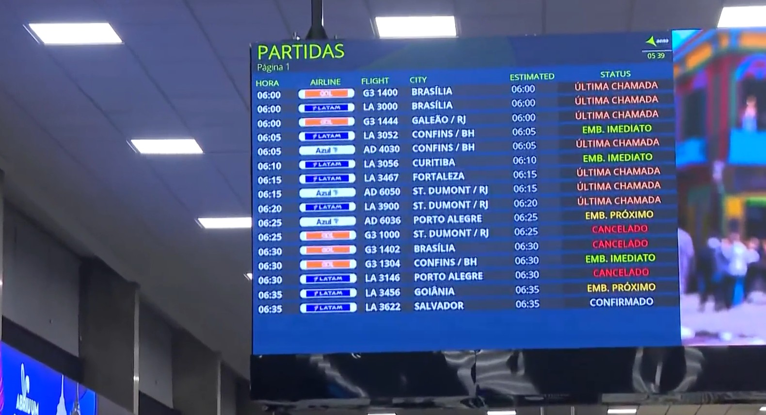 Aeroportos de Congonhas e Guarulhos têm voos cancelados nesta sexta como reflexo de falha técnica