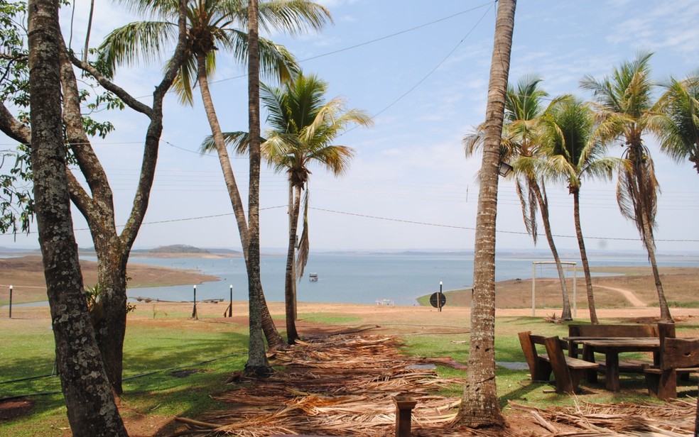 Lago das Brisas, em Buriti Alegre, em Gois  Foto: Gois Turismo/Divulgao
