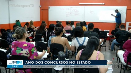 Candidatos se preparam para passar em concursos ofertados no Tocantins