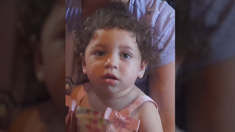 Bebê foi levada da casa da família no bairro Parolin, em Curitiba — Foto: Arquivo Familiar