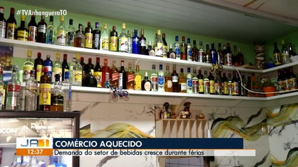 Demanda do setor de bebidas cresce durante as férias