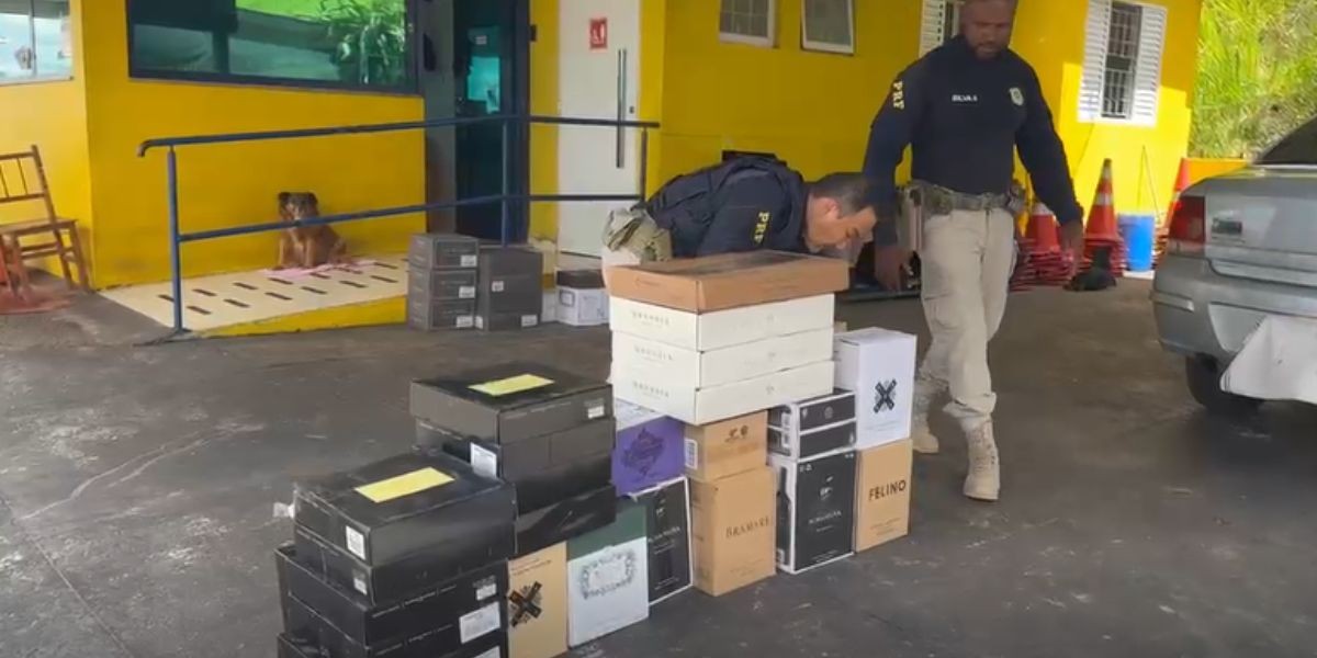 Casal é detido com mais de 260 garrafas de vinho argentino sem nota fiscal em Marília