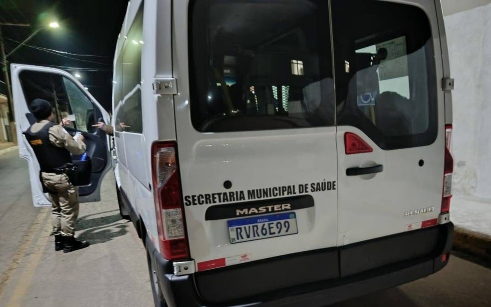 Van da Prefeitura de Ingaí envolvida na polêmica
