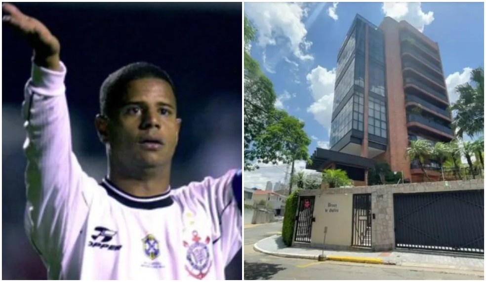 Marcelinho Carioca tem apartamento leiloado — Foto: Arquivo/Agência Estado; e Reprodução/Zuk