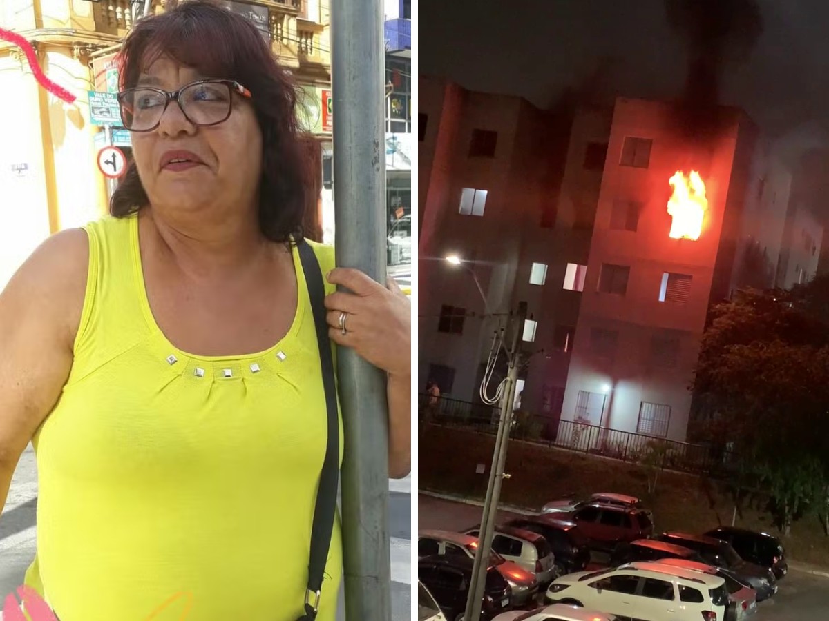 Mulher morta em incêndio não morava no apartamento e passaria apenas uma noite no local, diz família
