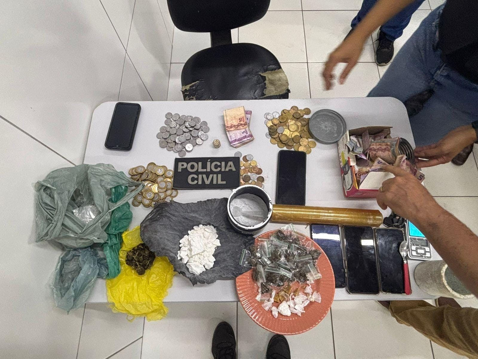 Quatro pessoas são presas por tráfico de drogas em Timon; grupo misturava  creatina com cocaína para elevar o lucro