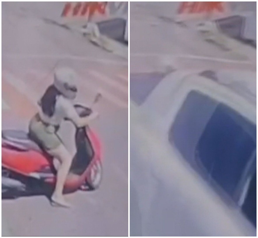 Motociclista morre atropelada por caminhonete desgovernada após deixar filho na escola; VÍDEO