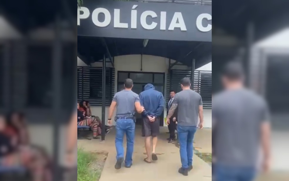 Pai é preso suspeito de estuprar e agredir a filha de 11 anos em Novo Gama, Goiás — Foto: Divulgação/Polícia Civil