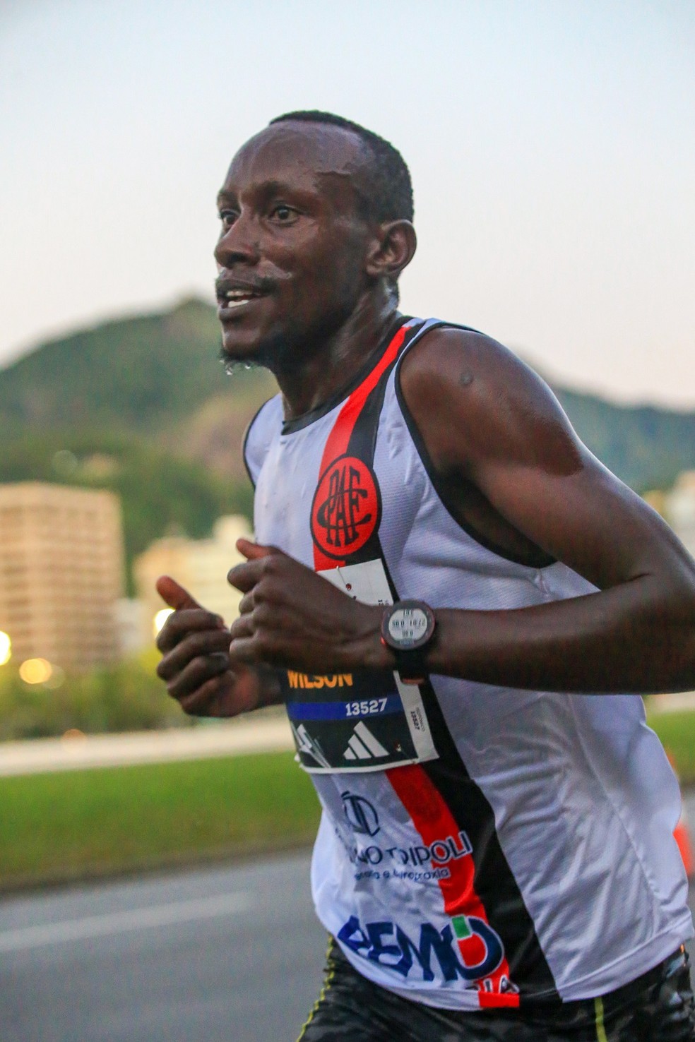 Corredor queniano Wilson Maina   Foto: Arquivo Pessoal