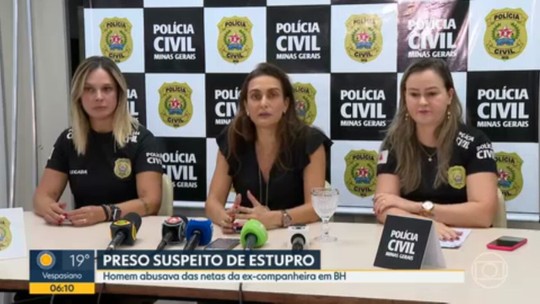 Suspeito de estuprar duas crianças em Belo Horizonte é preso - Programa: Bom Dia Minas 