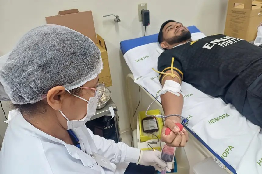Campanha no HRBA amplia adesão à doação de sangue em Santarém