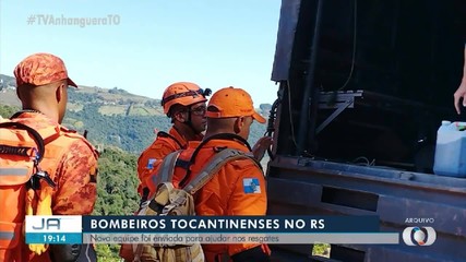 Nova equipe dos Bombeiros é enviada ao Rio Grande do Sul