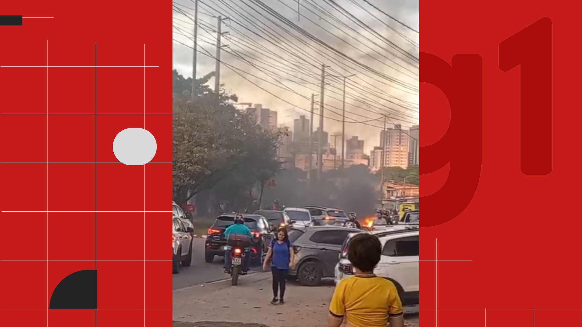 Moradores fazem protesto e bloqueiam Avenida Tancredo Neves, em João Pessoa; VÍDEO 