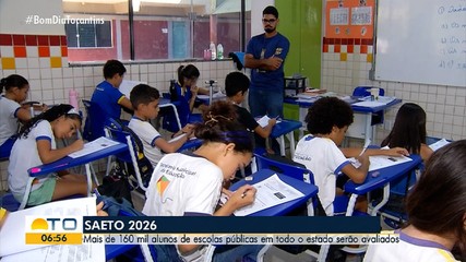 Mais de 160 mil estudantes irão fazer as provas do Sistema de Avaliação da Educação do TO