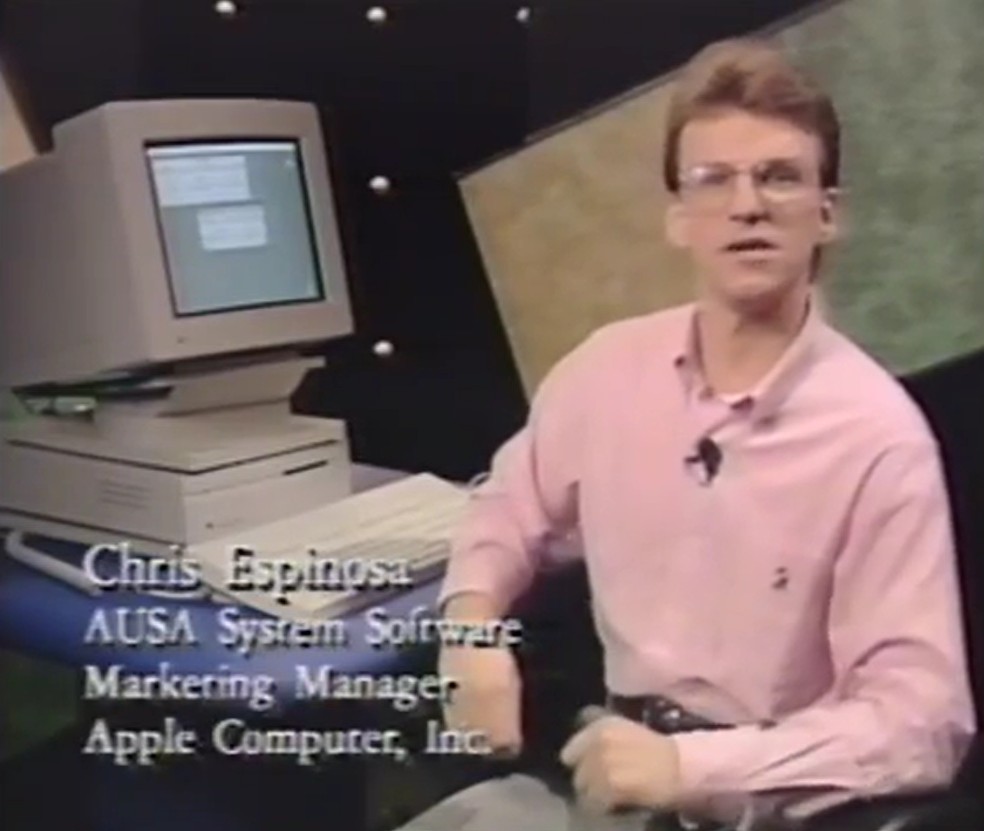 Espinosa representa um perfil típico da geração baby boomer: — Foto: Vídeo Institucional Apple/ Reprodução