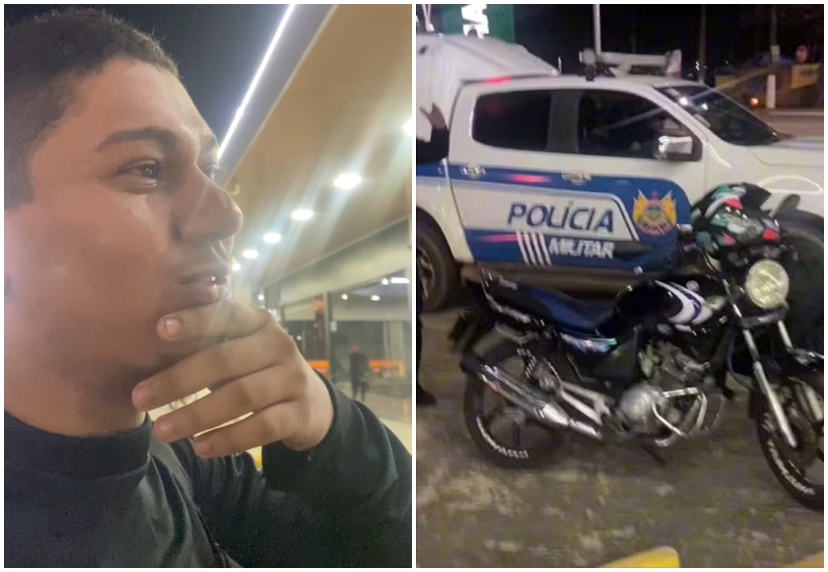 Motoboy se perde durante entrega e tem pizzas e refrigerantes roubados no Acre: 'Caí em uma cilada'