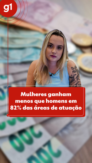 Mulheres ganham menos que homens em 82% das ár...