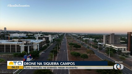 Drone do BDT traz imagens aéreas da Av. Siqueira Campos