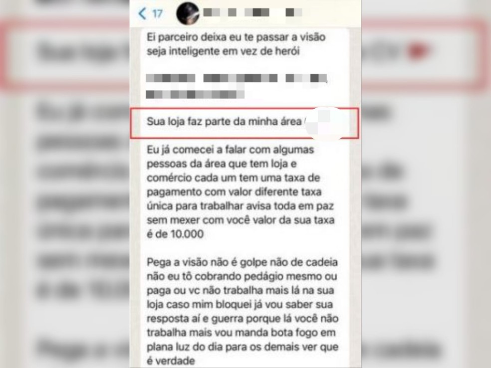 Comerciante do Centro de Fortaleza pagou R$ 10 mil para facção criminosa após ser ameaçado — Foto: TV Verdes Mares/Reprodução