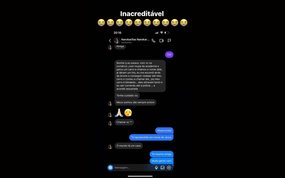 Mulher morta a tiros em praia na BA havia tido 'premonição' em sonho — Foto: Reprodução/TV Bahia