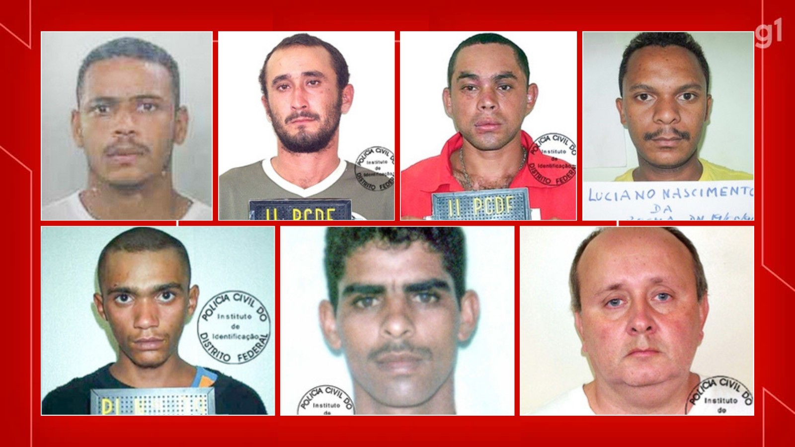 Saiba quais são os crimes dos sete foragidos do DF que estão na lista de mais perigosos do país