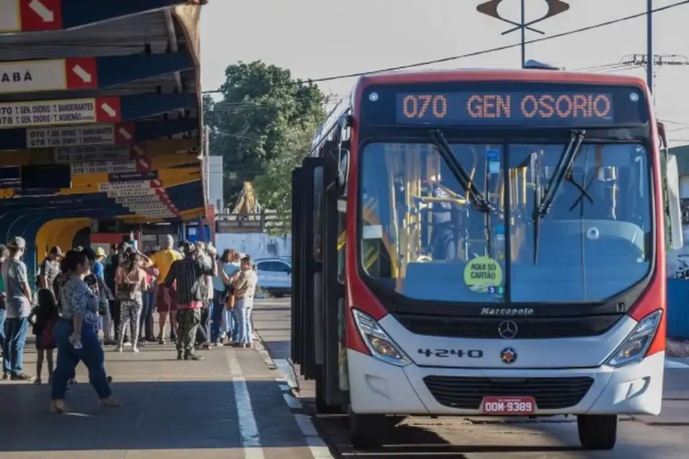 Transporte público de Campo Grande (MS). — Foto: Prefeitura de Campo Grande