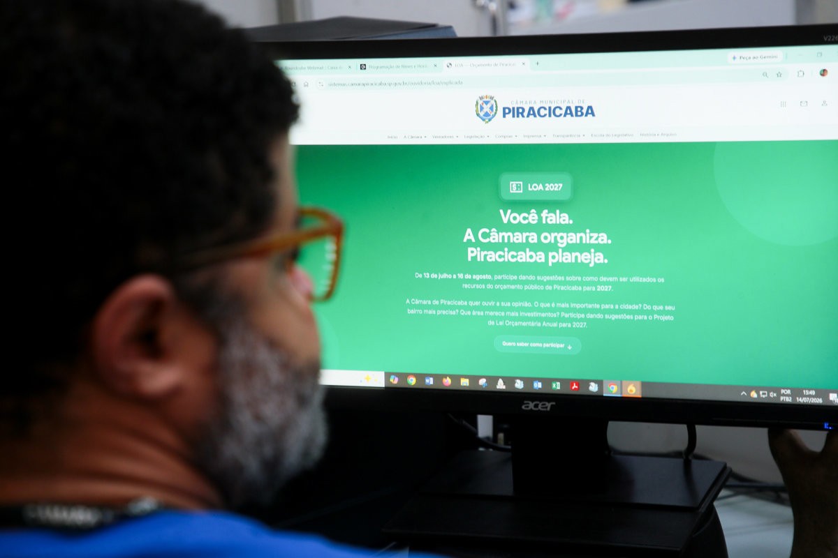 Orçamento de Piracicaba 2027: população pode sugerir investimentos por WhatsApp e site