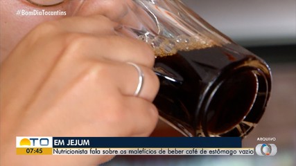 Nutricionista fala sobre os malefícios de beber café com o estômago vazio