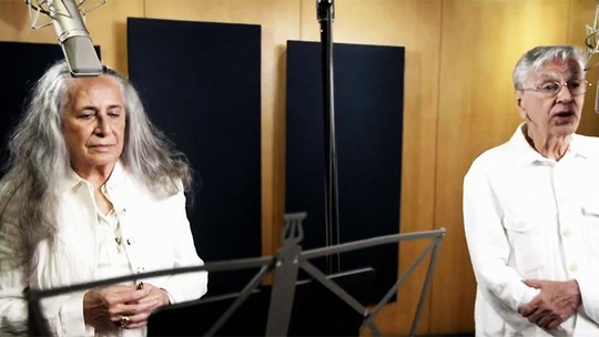 Maria Bethânia e Caetano Veloso gravam juntos a canção ‘Menino Deus’ em feitio de oração para o povo gaúcho