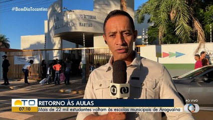 Estudantes voltam às aulas em Araguaína
