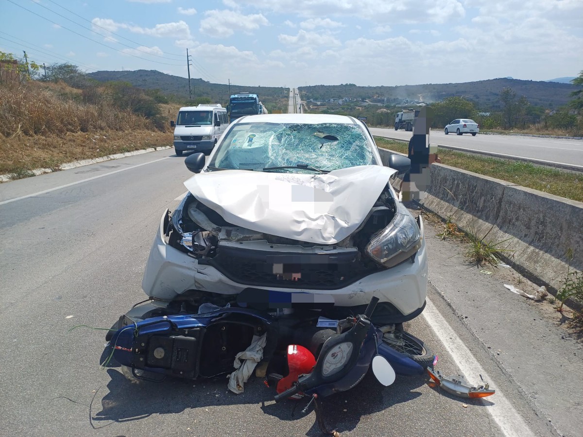 Motociclista morre após colidir contra carro na BR 232, em Caruaru ...
