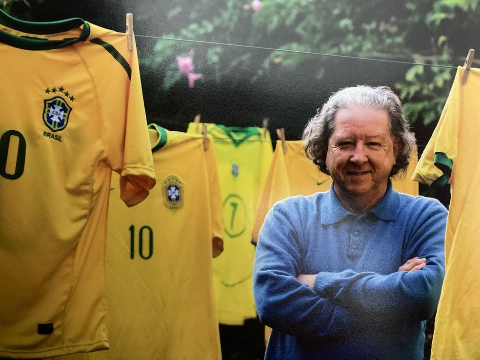 Aldyr Schlee, criador do uniforme da seleção brasileira — Foto: Aldyr Schlee/Arquivo pessoal