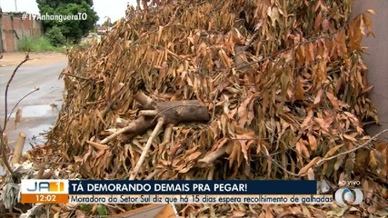 Moradores reclamam de demora na coleta de entulhos
