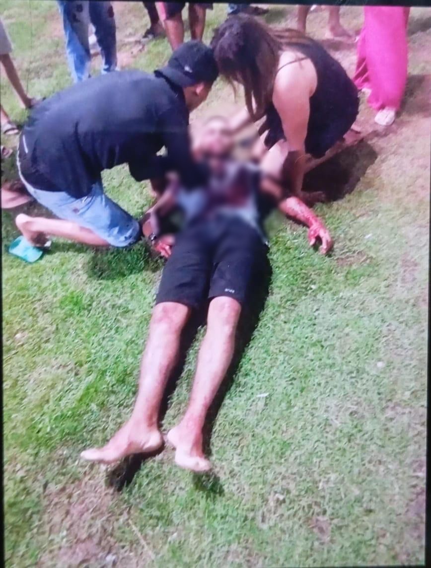 Jovem é morto ao ser atacado por trás com facadas em bar, no Sul de RR
