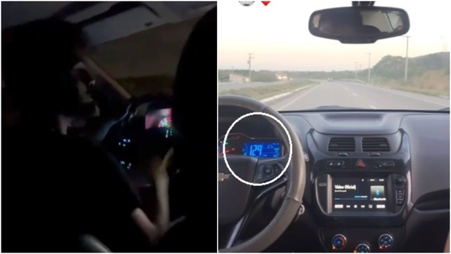 Vídeo mostra carro a 129 km/h e dança ao volante antes de morte de Adriano Bololô