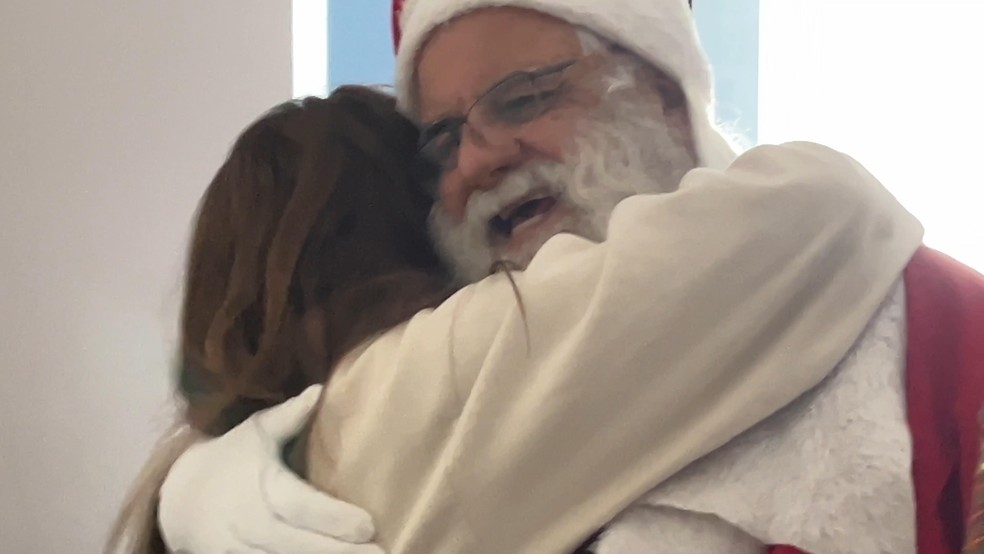 Aristóteles é Papai Noel há 54 anos — Foto: Divulgação/Hospital São Vicente
