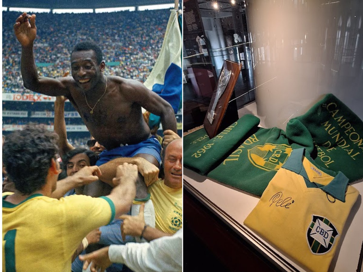 Relíquias do Rei: itens inéditos de Copas do Mundo são doados ao Museu Pelé