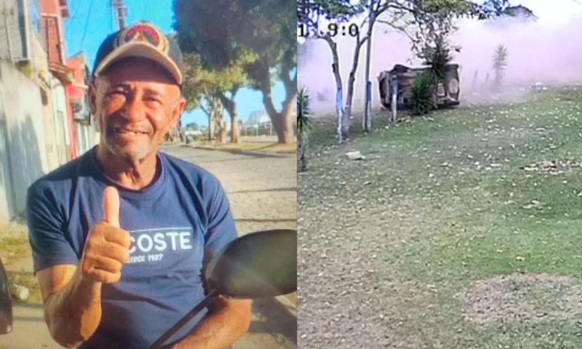 idoso morre a caminho de almoço de família após carro derrapar e capotar na Bahia 