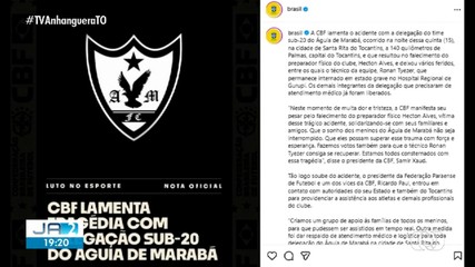 CBF lamenta acidente com time Águia de Marabá